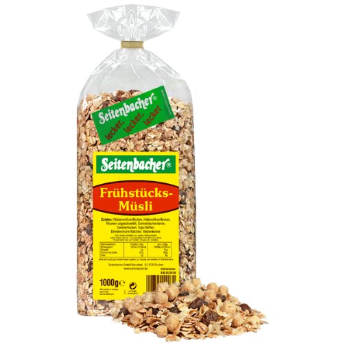 Seitenbacher Müsli Frühstücksmüsli, 3er Pack (3 x 1 kg)