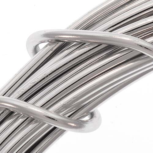 Aluminum Craft Wire 12 Gauge 39 Feet SILVER