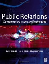 Public Relations: Contemporary Issues and Techniques
