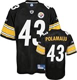 Reebok Pittsburgh Steelers Troy Polamalu Youth Premier Jersey Large
