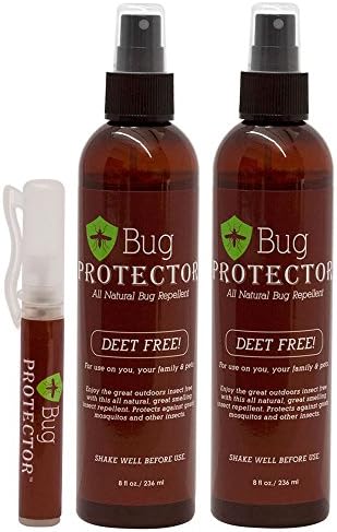 Bug Protector All Natural Bug Repellent (Family Pack)