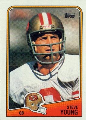 1988 Topps #39 Steve Young - San Francisco 49ers (Football Cards)