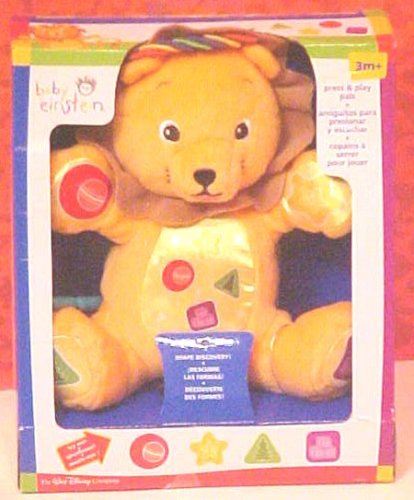Toys: baby einstein Press&Play Pals Orange Lion