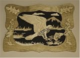 Peregrine Falcon 3 Dimensional Picture
