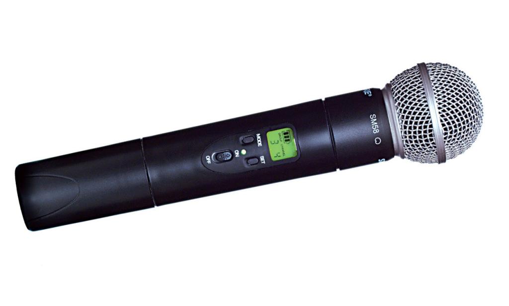 Shure ULX2/58 with SM58 Cardioid Microphone, J1 Musical Instruments