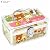 リラックマ《チョコレート&コーヒー》プラ製バニティケース☆キャラクターグッズ（化粧品小物ケース）通販☆【イエロー】