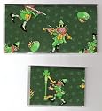 Checkbook Cover Debit Set Made with St Patricks Day Happy Leprechaun Fabric