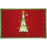 Jellybean Uptown Christmas Tree Indoor Outdoor Accent Rug