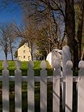 IMAGE OF Distinctive Fence of Shaker Village of Pleasant Hill, Kentucky, USA Premium Photographic Poster Print by Adam Jones, 36x48