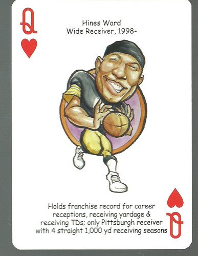 Hines Ward - Oddball Pittsburgh Steelers Playing Card