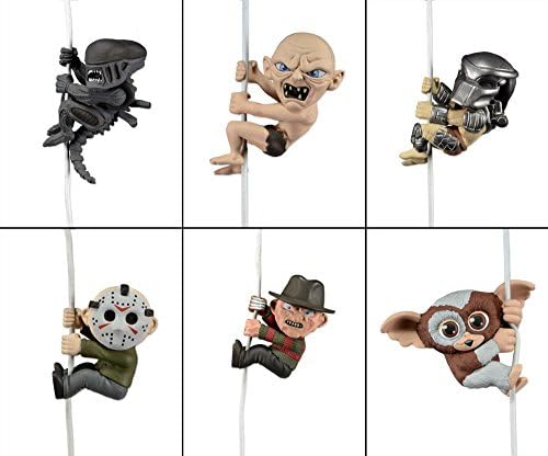 2015 NEW 6pcs Set Neca Scalers Alien Gremlins Predator Hobbit Collectible Figure New In Box