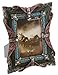 Decorative Faux Leather Turquoise & Rhinestone Picture Photo Frame