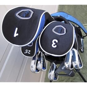 2009 Mens RX High Launch Complete Golf Clubs Set Technologically Advanced Drivers, Hybrid, Putter & Bag $699 Retail