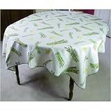 Asparagus Asperges Heavy Duty 110 inch French Print Tablecloth