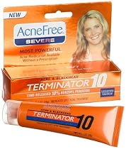 AcneFree Terminator 10, 1-Ounce Tube (Pack of 3)