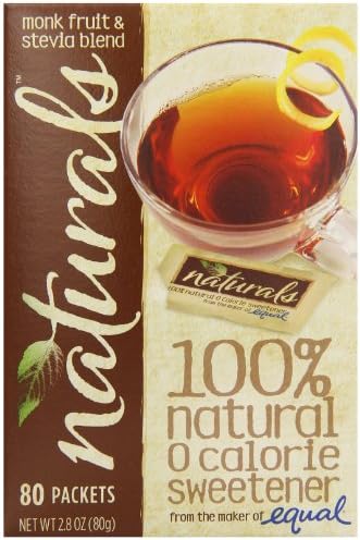 Naturals by Equal Packets, 80 Count (Pack of 12)