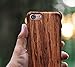 iPhone 7 Case, Walcase [Bamboo][Shockproof][Anti-scratch] Premium Natural Wood Grain Flexible Wooden TPU Hybid Bumper Case Back Cover for iPhone 7 Generation (2016), Brown