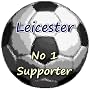 Leicester City No 1 Supporter**10cm Round Acrylic Coaster**