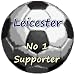 Leicester City No 1 Supporter**10cm Round Acrylic Coaster**