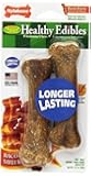 Nylabone Healthy Edibles Petite Bacon Flavored Dog Treats, Twin Pack