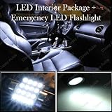 White LED Lights Interior Package for Subaru WRX STi (6 Pieces)