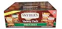 Snyders of Hanover 36 Bag Variety Pack Pretzel Snack Value Box