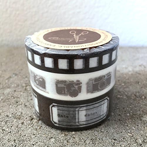 Mark's Japanese Washi Paper Masking Pack Of 3 / Scrapaholic Camera / Brown [ SCH-MKT5-BR ]