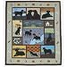 Black Lab, Quilt Queen 85X 95 by Patch Quilts
