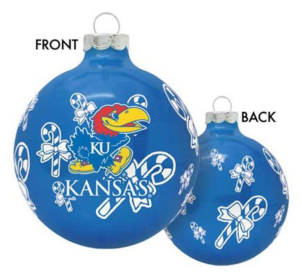 Kansas Jayhawks Traditional Ornament Royal