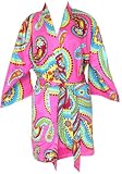 Tepper Jackson Kashmir Pink Kimono Robe