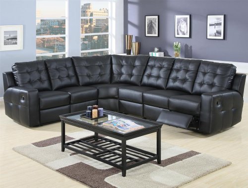 Dbl Reclining Sectional - coaster 600315