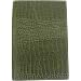 Olive Green Cavallini Gigante Embossed Leather Journal
