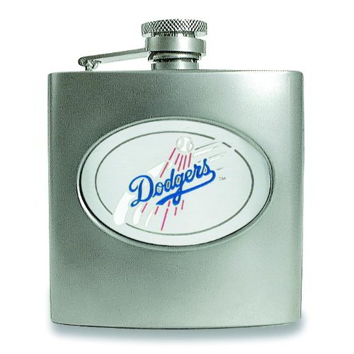 MLB Los Angeles Dodgers Stainless Steel Hip Flask 6oz