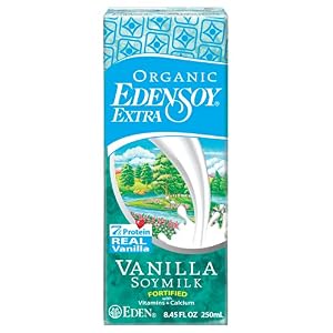 EdenSoy Organic Soymilk, Vanilla with Vitamins and Calcium, 8.45-Ounce Boxes (Pack of 27) by Eden