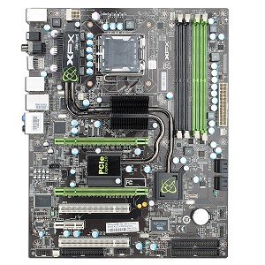 XFX nForce 750i SLI - Motherboard - ATX - nForce 750i SLI - LGA775 Socket - UDMA133, SATA-300 RAID, eSATA - Gigabit Ethernet - FireWire - HD Audio 8-channel
