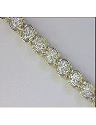 14K Yellow Gold Diamond Bracelet