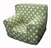 Insert for Pottery Barn Anywhere Chair + Green Polka Dot Slip Cover