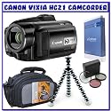Canon VIXIA HG21 AVCHD 120 GB HDD Camcorder [2704B001AA] + Clickfree 320 GB USB Portable Backup External Hard Drive + Joby Gorillapod Flexible Tripod + ICon Series Pro Series Camcorder Case