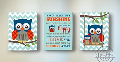 owl nursery decor baby boy