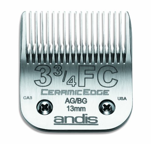 Andis Pet #3 - 3/4FC CeramicEdge Blade Set, 1/2-Inch - 13 mm (64435)