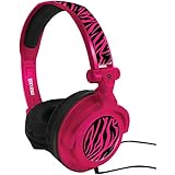 Maxell 190220 AMP-PZ Amplified Heavy Bass Headphones, Hot Pink
