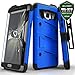 Samsung Galaxy Note 7 Case, Zizo Bolt Cover with [.33m 9H Tempered Glass Screen Protector] Included [Military Grade] Armor Case Kickstand Holster Belt