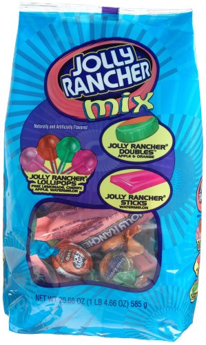 Jolly Rancher Mix (Watermelon Sticks, Assorted Lollipops, Apple & Orange Doubles),... by Jolly Rancher
