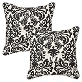 Toss Pillow (Set of 2) Fabric Color: Pompeii Red, Size: 18.5 x 18.5 x 5
