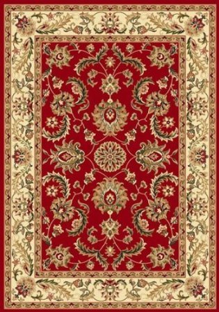 Traditional Area Rug, Royal Treasure Red 9'3