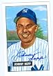 Johnny Hopp autographed baseball card (New York Yankees) 1951 Bowman Reprint series #146 TCMA 1986 (67)