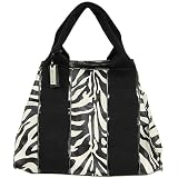 Chocolate Brand Double Strap Zebra Print Tote