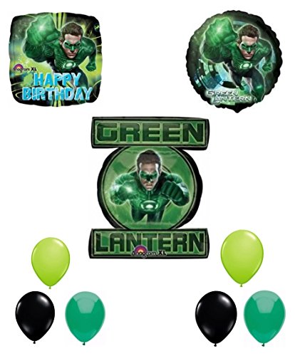 Green Lantern Happy Birthday Balloon Decoration Kit