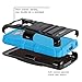 LG G3 Vigor Case, SGM (TM) Shell Holster Hybrid Defender Combo Case with Kickstand & Belt Clip For LG G3 Vigor (Blue + Black)