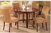 Traditional Dining Table/Microfiber Parson Chair